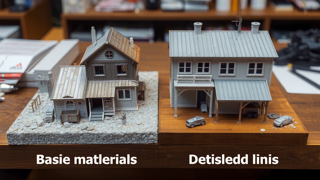 建筑模型制作方案费用组成与取舍依据比较